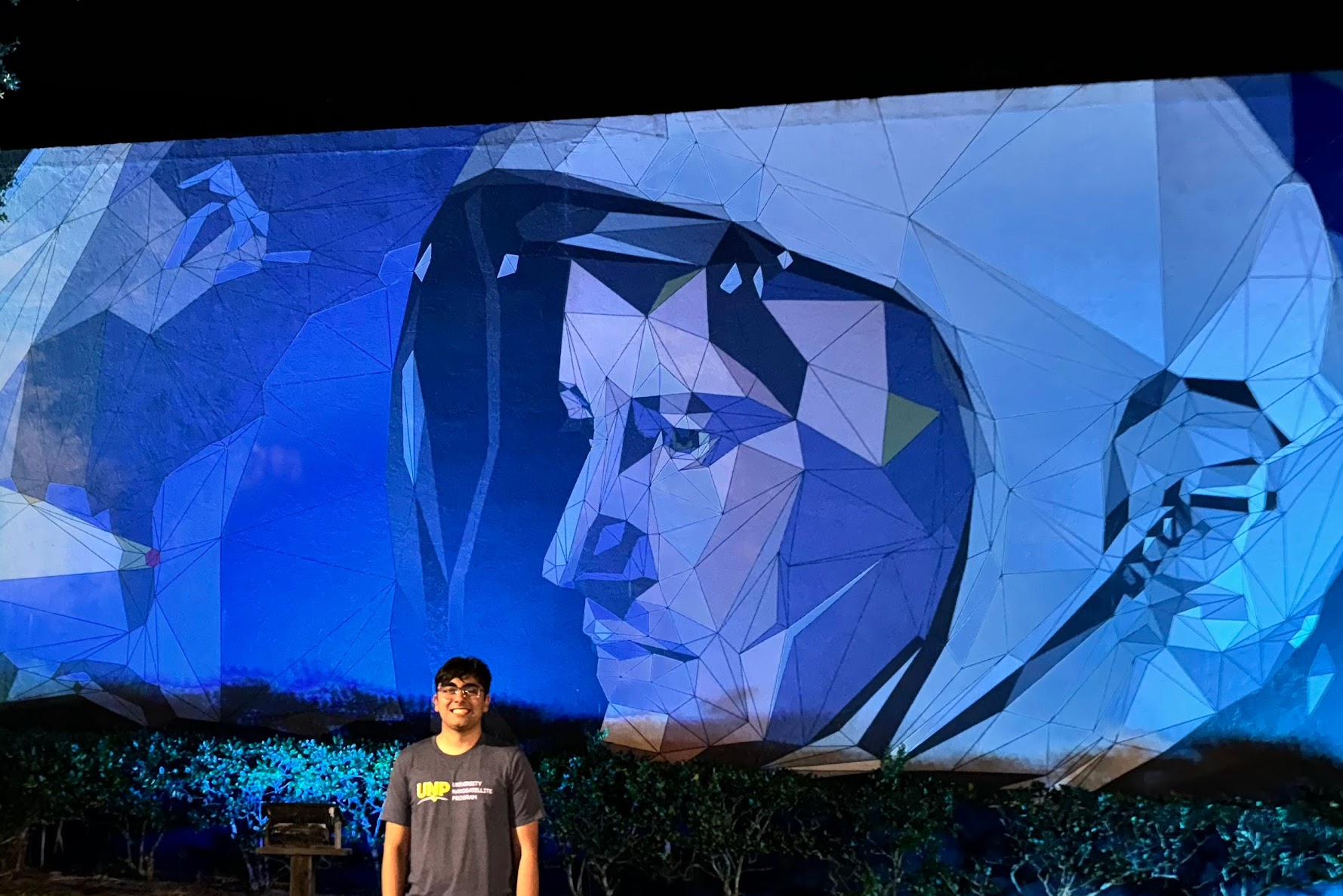 Aniket Chaudhry at Kennedy Space Center